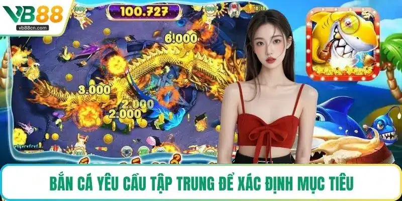 Bắn cá yêu cầu tập trung để xác định mục tiêu