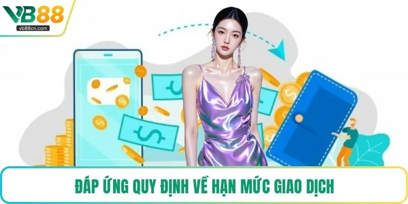 Đáp ứng quy định về hạn mức giao dịch
